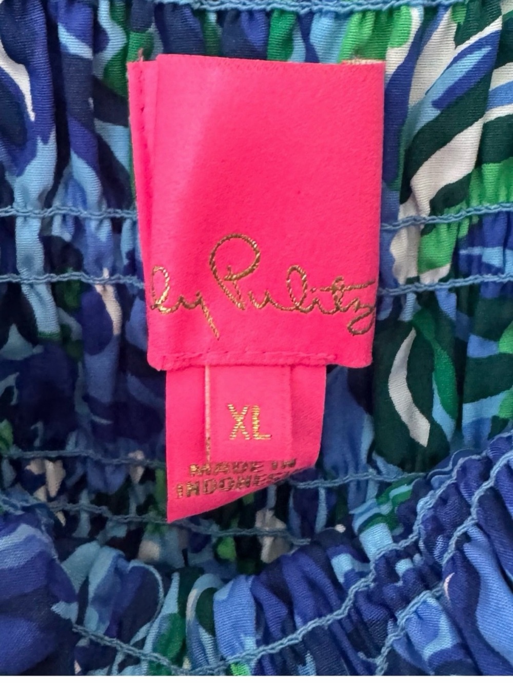 Lilly Pulitzer Beyonca Baby Doll Dress in Abaco Blue - Picture 3 of 4